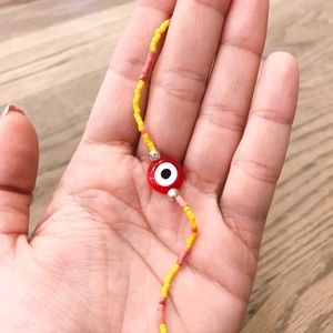 (NEW) Beaded Evil Eye Bracelet